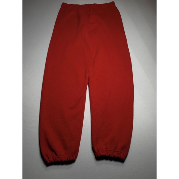 Jerzees Other - Vintage Jerzees Pants Mens Large Red Fleece Sweatpants Drawstring Elastic USA